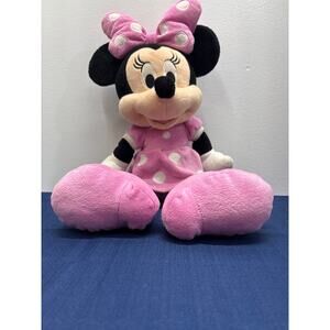 Disney pink mini mouse plush 17 inch little kids soft toy